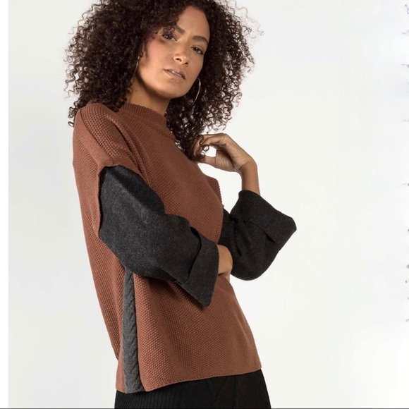 ✨HOST PICK✨Indigenous Sweater black/grey XS organic - Picture 2 of 4